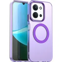 Custodia MagSafe per Xiaomi Poco C85 4G / Redmi 15C 5G / 15C 4G, Techsuit, CandyCase, Viola — 3