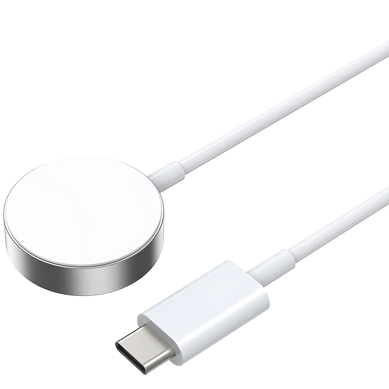 Caricatore Wireless BWOO WL-18 per Apple Watch Series, USB-C, Bianco — 2
