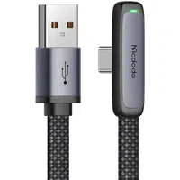 Cavo Dati e Ricarica USB-A - USB-C McDodo CA-3340 Angled, 100W, 1.2m, Nero — 3