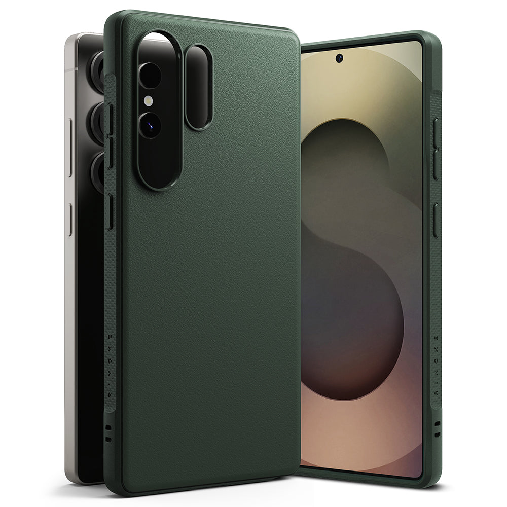 Ringke Custodia per Samsung Galaxy S25 Ultra S938, Ringke, Onyx, Verde