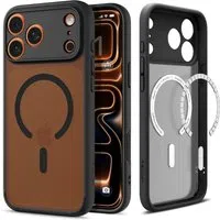 Custodia MagSafe per Apple iPhone 17 Pro Max, Spigen, Ultra Hybrid, Nera Satinata ACS10285 — 3