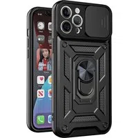 Custodia per Apple iPhone 12 Pro Max, Techsuit, CamShield, Nera — 3