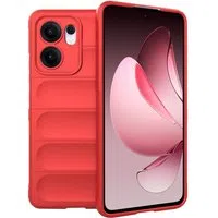 Custodia per Oppo Reno13 FS 5G / Reno13 F 4G / Reno13 F, Techsuit, Magic Shield, Rossa — 3