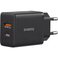 Caricabatterie Rete Baseus Cube, 30W, 2.4A, 1 x USB-A - 1 x USB-C, Nero P10111404113-00 — 3
