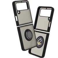 Techsuit Custodia per Samsung Galaxy Z Flip3 5G F711, Techsuit, Glinth, Nera — 2