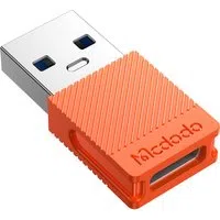 Adattatore Dati e Ricarica USB-C - USB-A McDodo OT-6550, Arancione — 3