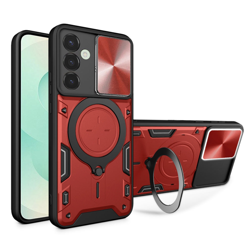 Techsuit Custodia per Samsung Galaxy S25+ S936, Techsuit, CamGuard Pro, Rossa