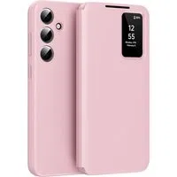 Custodia per Samsung Galaxy S24 FE S721, Techsuit, SmartView, Rosa — 3