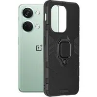 Custodia per OnePlus Nord 3, Techsuit, Shield, Nera — 3