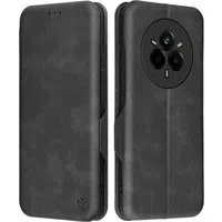 Custodia per Realme 14 Pro, Techsuit, Safe Wallet Plus, Nera — 3