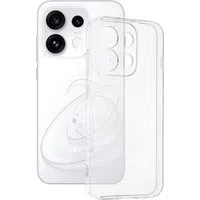 Custodia per Oppo Reno16 Pro, Techsuit, Chiara, Trasparente — 3