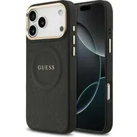 Custodia MagSafe per Apple iPhone 17 Pro Max, Guess, Peony Hot Stamp, Nera — 3