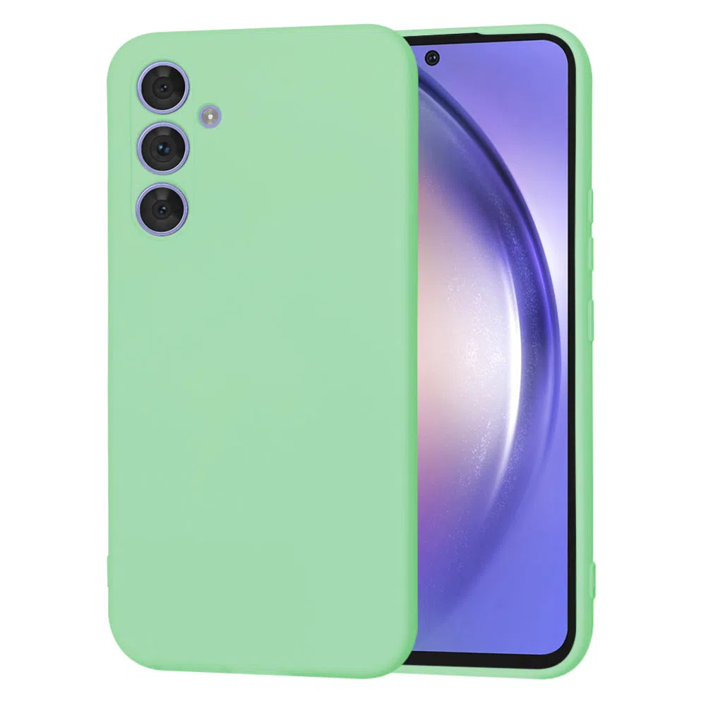 Custodia per Samsung Galaxy A54 A546, Techsuit, SoftFlex, Verde Chiaro — 2