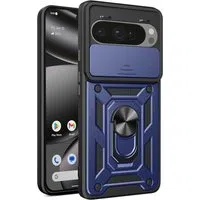 Custodia per Google Pixel 10 Pro XL, Techsuit, CamShield, Blu — 3