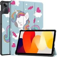 Custodia per Xiaomi Redmi Pad SE, Techsuit, FoldPro Unicorn, Multicolore — 3