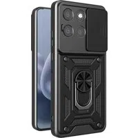 Custodia per Motorola Moto G86 Power, Techsuit, CamShield, Nera — 3