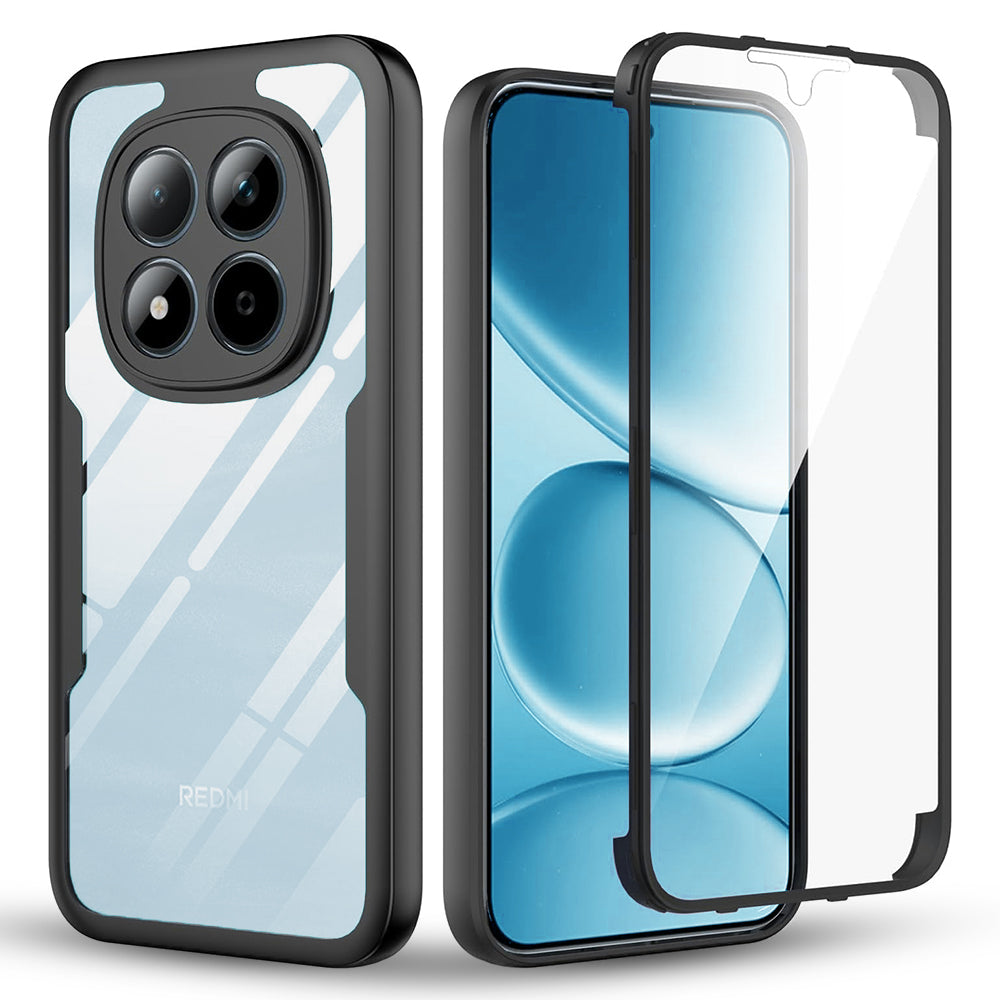 Custodia per Xiaomi Redmi Note 15 Pro 4G, Techsuit, ColorVerse 360, Nera