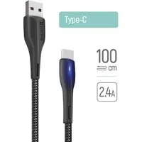 Cavo Dati e Ricarica USB-A - USB-C ColorWay CW-CBUC034, 18W, 1m, Nero — 3