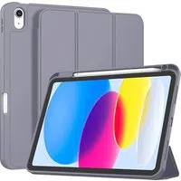 Custodia per Apple iPad (2025) / (2022), Techsuit, Flex Trifold, Viola — 3