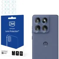 Pellicola protettiva per fotocamera posteriore 3MK Protection per Motorola Edge 60 Fusion, vetro flessibile, set da 4 pezzi, trasparente — 3