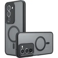 Custodia MagSafe per Xiaomi Redmi 15 5G / 15 4G, Techsuit, PureFrost, Nera Satinata — 3