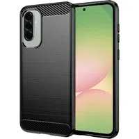 Custodia per Samsung Galaxy A56 A566, Techsuit, Carbonio, Nera — 3