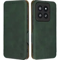Custodia per Xiaomi 14 Pro, Techsuit, Safe Wallet Plus, Verde — 3