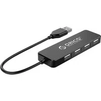 Hub USB Orico FL01, 4 x USB-A, Nero — 3
