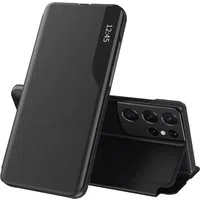 Custodia per Samsung Galaxy S21 Ultra 5G G998, Techsuit, eFold, Nera — 3