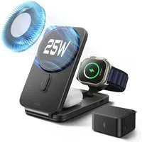 Caricabatterie Wireless ESR CryoBoost 3in1, 25W, Nero — 3