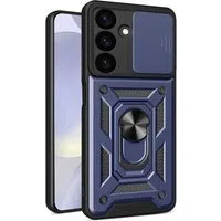 Custodia per Samsung Galaxy S24 FE S721, Techsuit, CamShield, Blu — 3