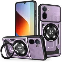 Custodia per Xiaomi Redmi A7 Pro 4G, Techsuit, RuggedCam, Viola — 3