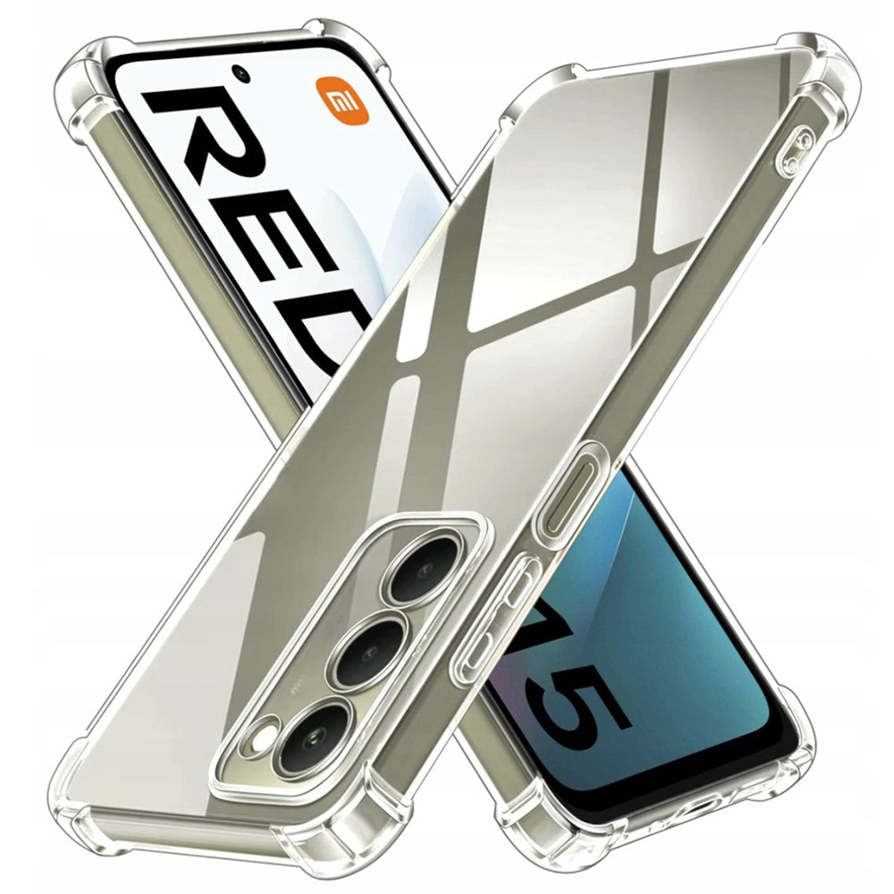 Custodia per Xiaomi Redmi 15 5G / 15 4G, Techsuit, Shockproof Clear, Trasparente