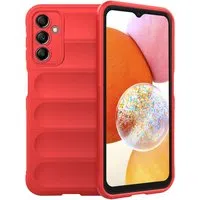 Custodia per Samsung Galaxy A14 A145 / A14 5G A146, Techsuit, Magic Shield, Rossa — 3