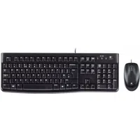 Kit Tastiera Mouse Wired USB Logitech MK120, Nero — 3