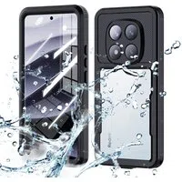 Custodia Waterproof per Xiaomi Poco X7 / Redmi Note 14 Pro 5G, ShellBox, Nera — 3