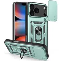 Custodia per Apple iPhone 17 Pro, Techsuit, CamShield, Verde — 3