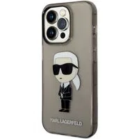 Custodia per Apple iPhone 14 Pro Max, Karl Lagerfeld, IML Ikonik NFT, Nera — 3