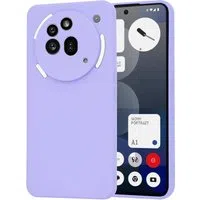 Custodia per Nothing Phone (3a) Pro, Techsuit, SoftFlex, Viola Chiaro — 3