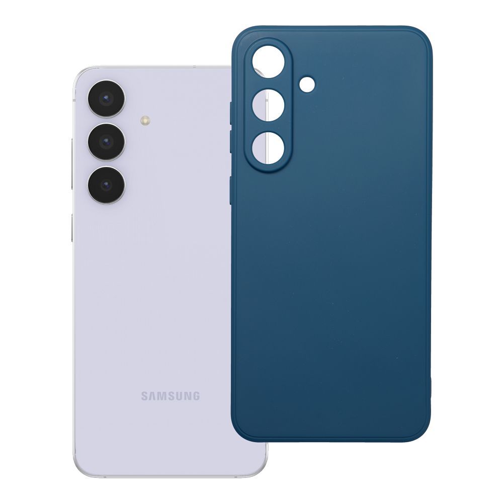 GSMnet Custodia per Samsung Galaxy S25 FE, OEM, Opaca, Blu