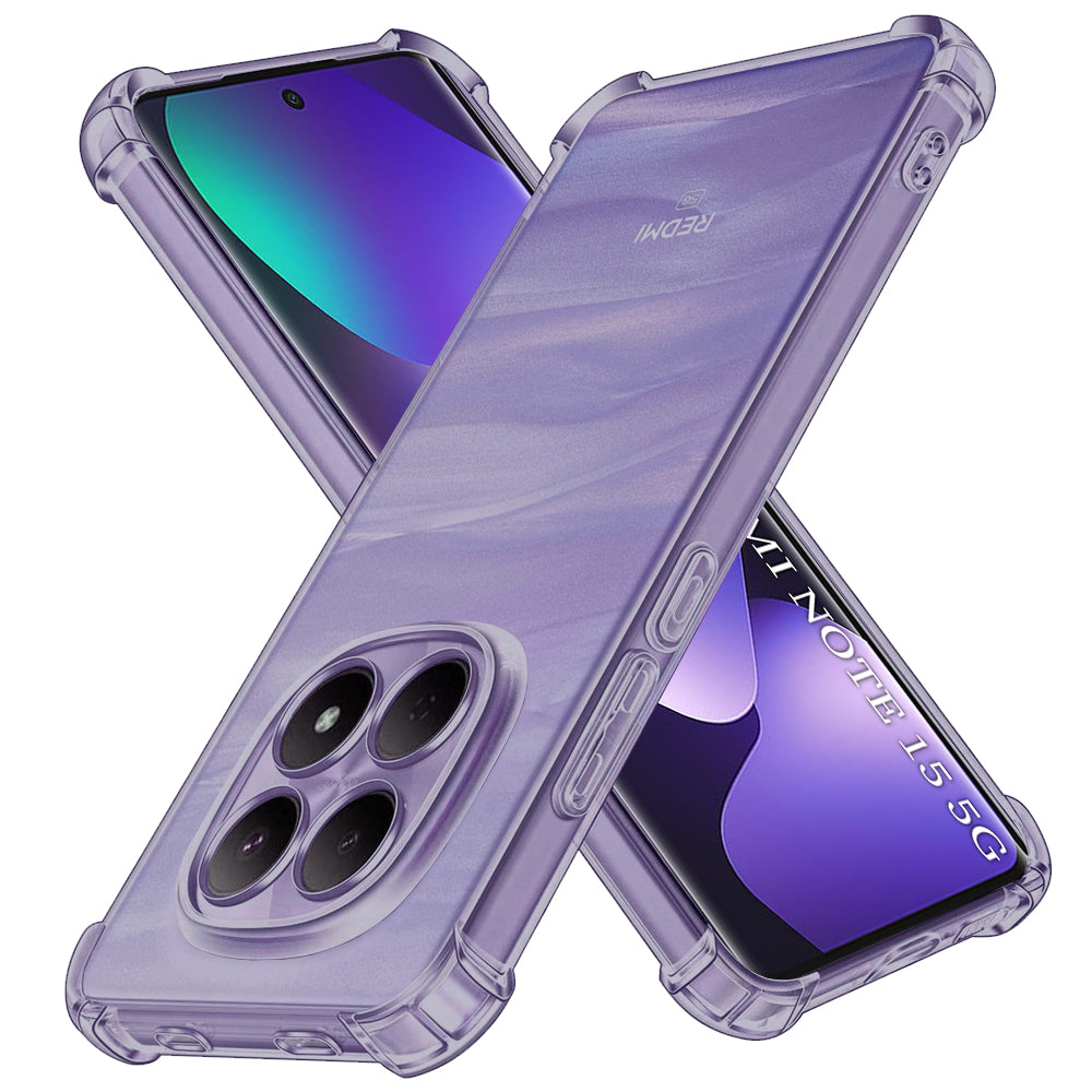 Custodia per Xiaomi Poco M8 / Redmi Note 15 5G / Note 15 4G, Techsuit, Shockproof Clear, Fumé