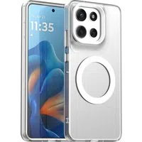 Custodia MagSafe per Motorola Moto G86, Techsuit, CandyCase, Bianca — 3
