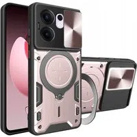 Custodia per Oppo Reno13 FS 5G / Reno13 F 4G / Reno13 F, Techsuit, CamGuard Pro, Rosa Dorato — 3