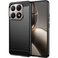 Custodia per Xiaomi 15T, Techsuit, Carbonio, Nera — 3