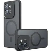 Custodia MagSafe per Motorola Edge 60 Neo / Edge 50 Neo / ThinkPhone 25, Techsuit, PureFrost, Nera Satinata — 3
