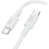 Cavo dati e ricarica USB-C - USB-C Borofone BX111 Feliz, 60W, 1m, bianco — 3