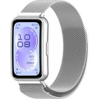 Cinturino Techsuit W009 per Huawei Band 11 / 11 Pro, Argento — 3