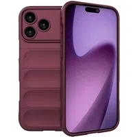 Custodia per Apple iPhone 17 Pro Max, Techsuit, Magic Shield, Bordeaux — 3