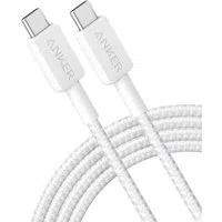 Cavo Dati e Ricarica USB-C - USB-C Anker 322, 60W, 0.9m, Bianco A81F5G21 — 3