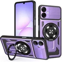Custodia per Samsung Galaxy A07 4G A075, Techsuit, RuggedCam, Viola — 3